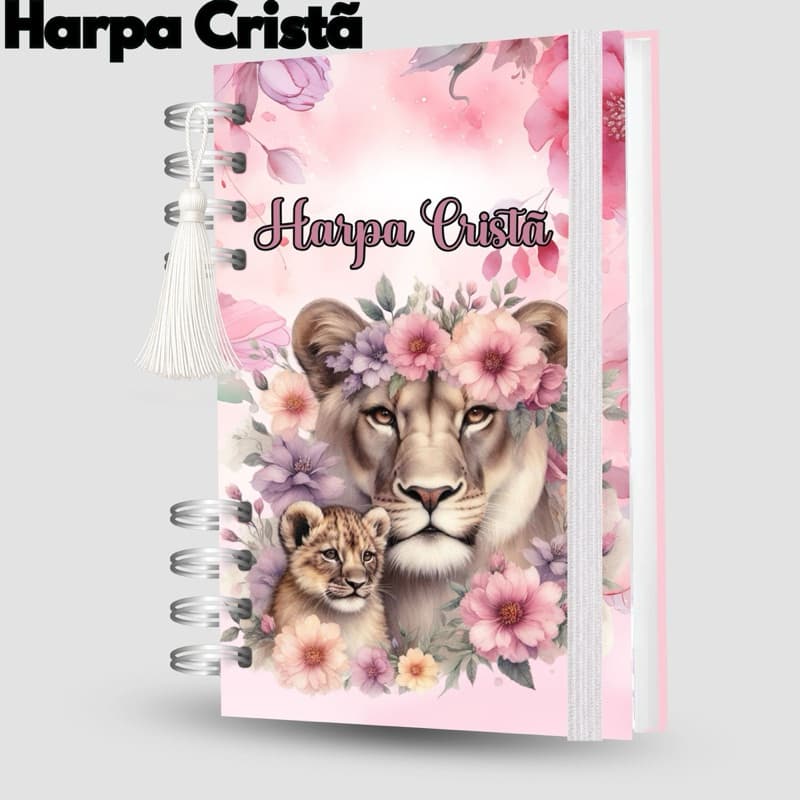 Harpa Cristã Feminina e Masculina  A6 (LETRA GRANDE) Capa Dura/Elástico/ Com Tassel 693 Hinos + Índice ENVIO RAPÍDO