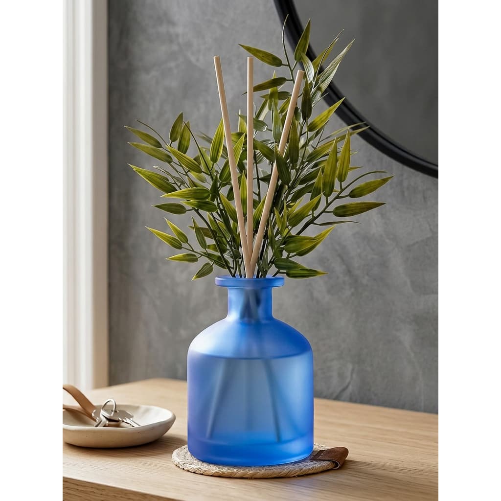 Difusor Aromas Com Suporte de Sisal e Folhagem Decorativa Aromatizador de Ambiente para Decoração de Sala e Escritório