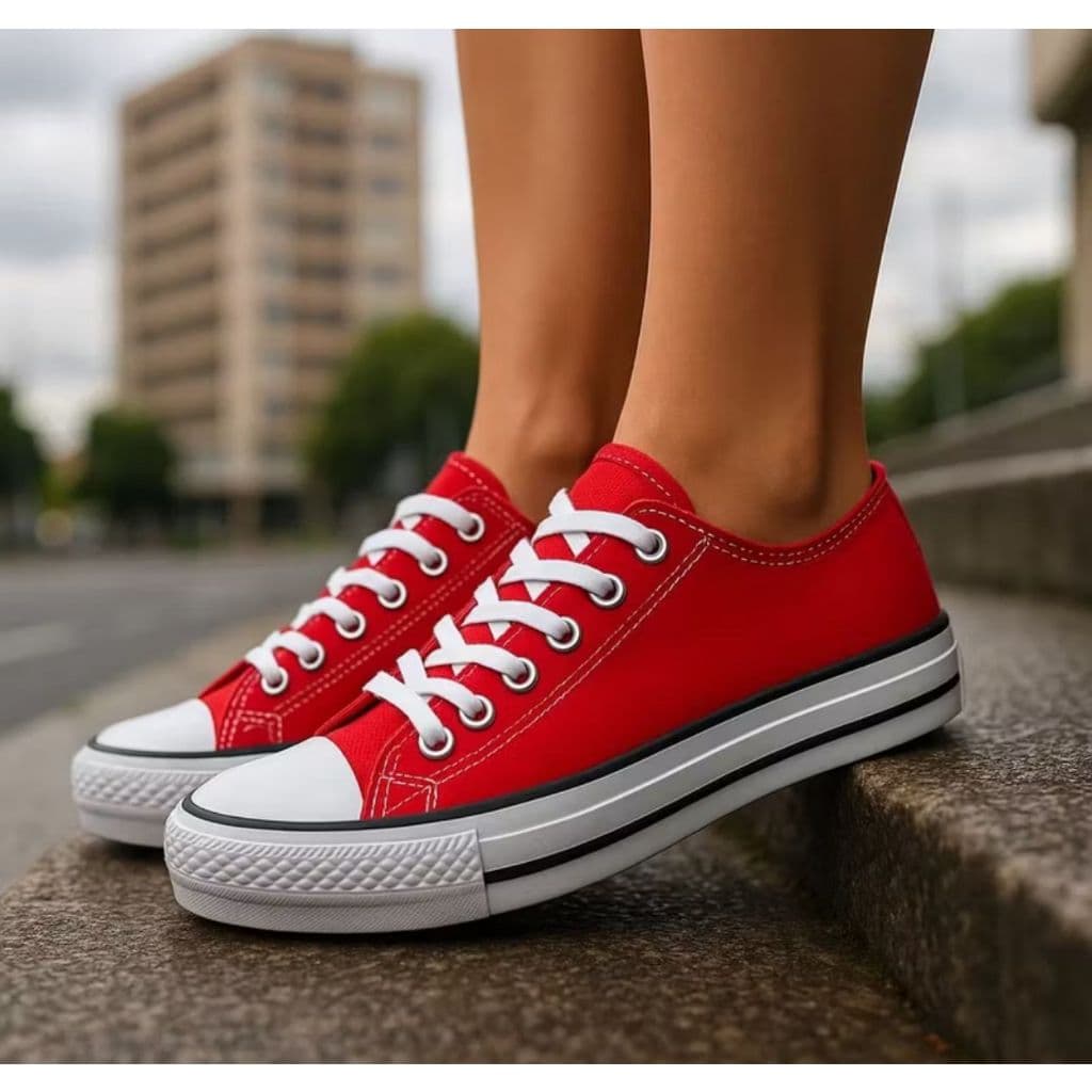 TÊNIS FEMININO ALL CASUAL STAR CONFORTÁVEL LEVE MACIO TRADICIONAL ENVIO IMEDIATO