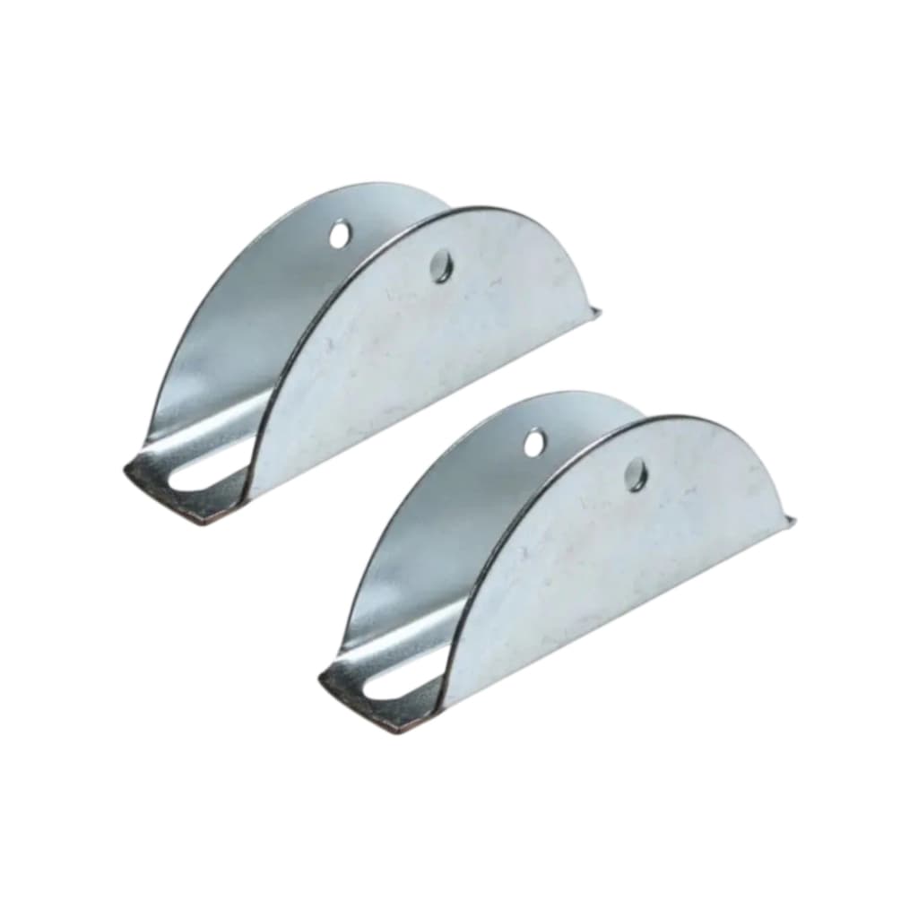 Kit 2un Suporte Fixação Ventilador de Teto Pé de Galinha Padrão Universal Zincado