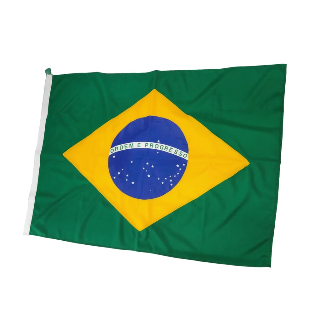 Bandeira Brasil Grande Poliéster Copa Do Mundo 150 x 90cm