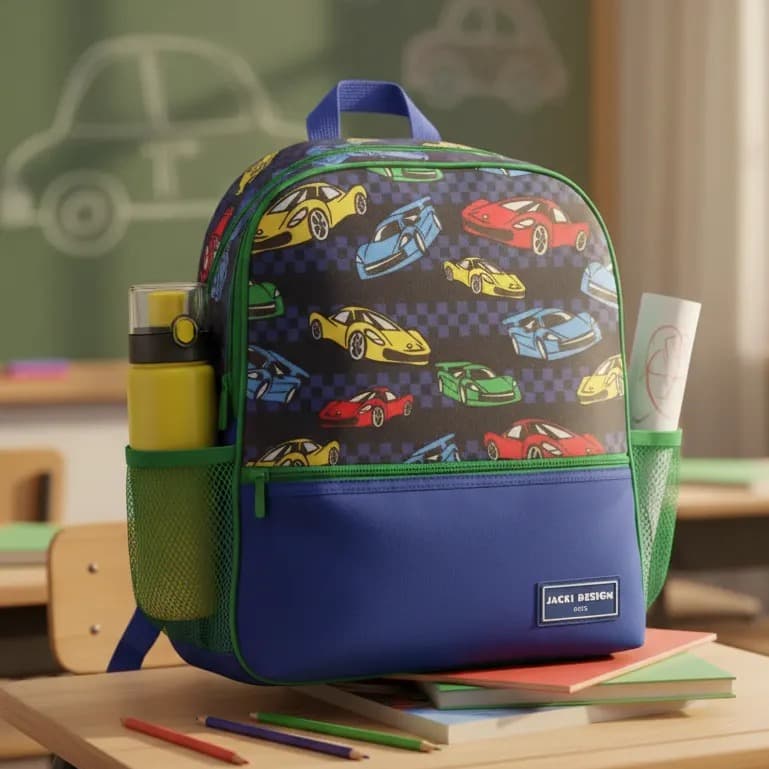 Mochila Escolar Para Costas Passeio Infantil Jacki Design Menino e Menina