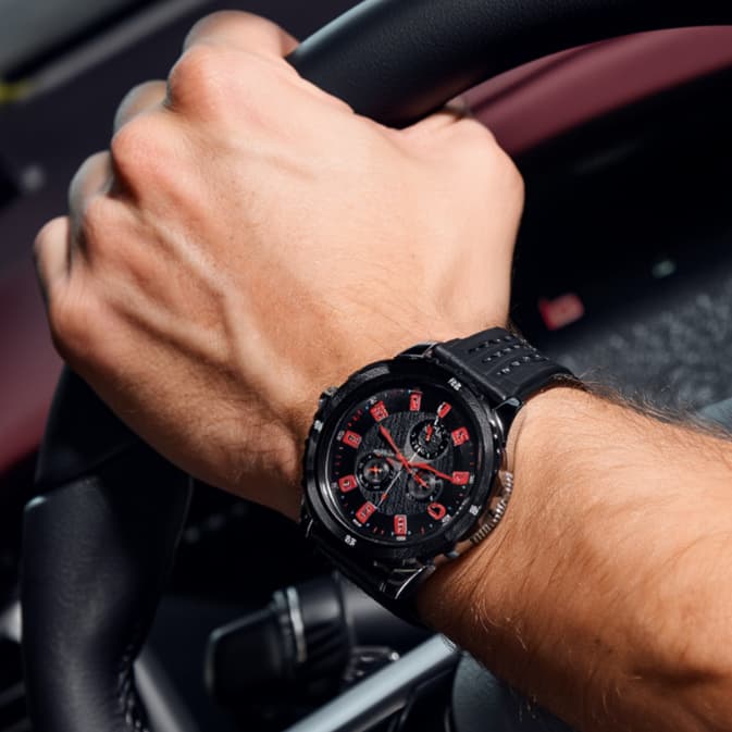 Relógio Masculino Esportivo Digital Moderno com Pulseira de Silicone Leve e Confortável para Academia e Dia a Dia