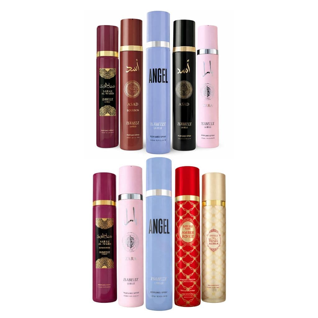Body Splash Spray Perfume Árabe Isabelle la Belle 300ml  - Todas Fragrâncias: Unissex