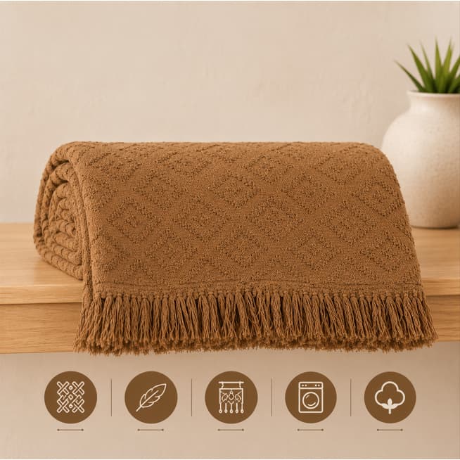 Manta Para Sofá Grande Premium Algodão tipo Capa Decorativa Protetora
