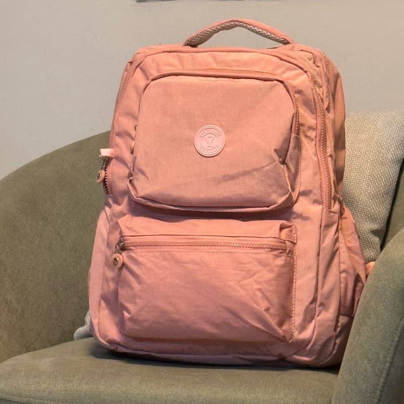 Mochila escolar trabalho grande de Nylon Feminina Masculina