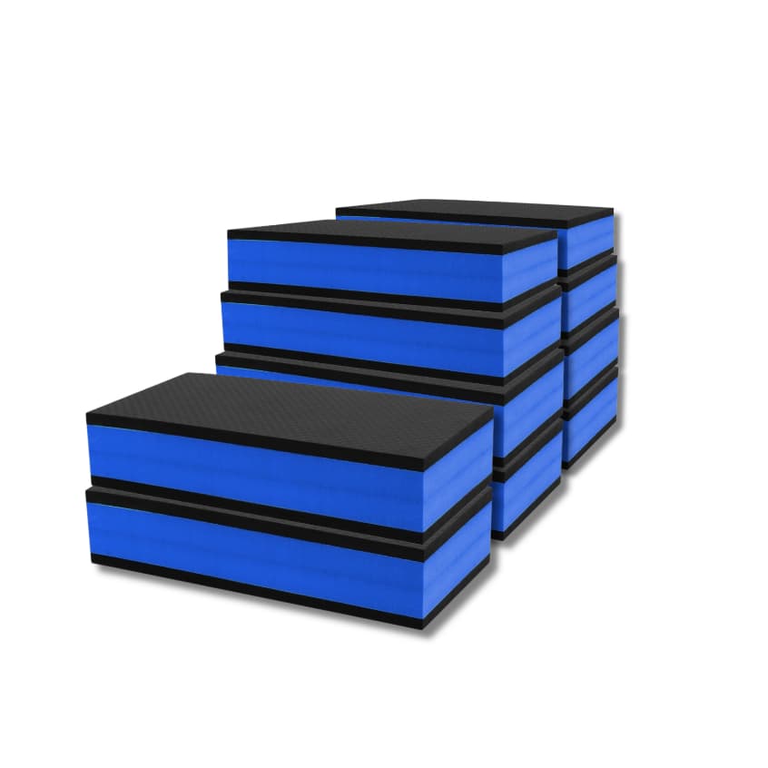 Kit 10 Step em Eva Academia 60x28x10 Perfeito para Exercícios e Yoga Ginastica Aeróbico