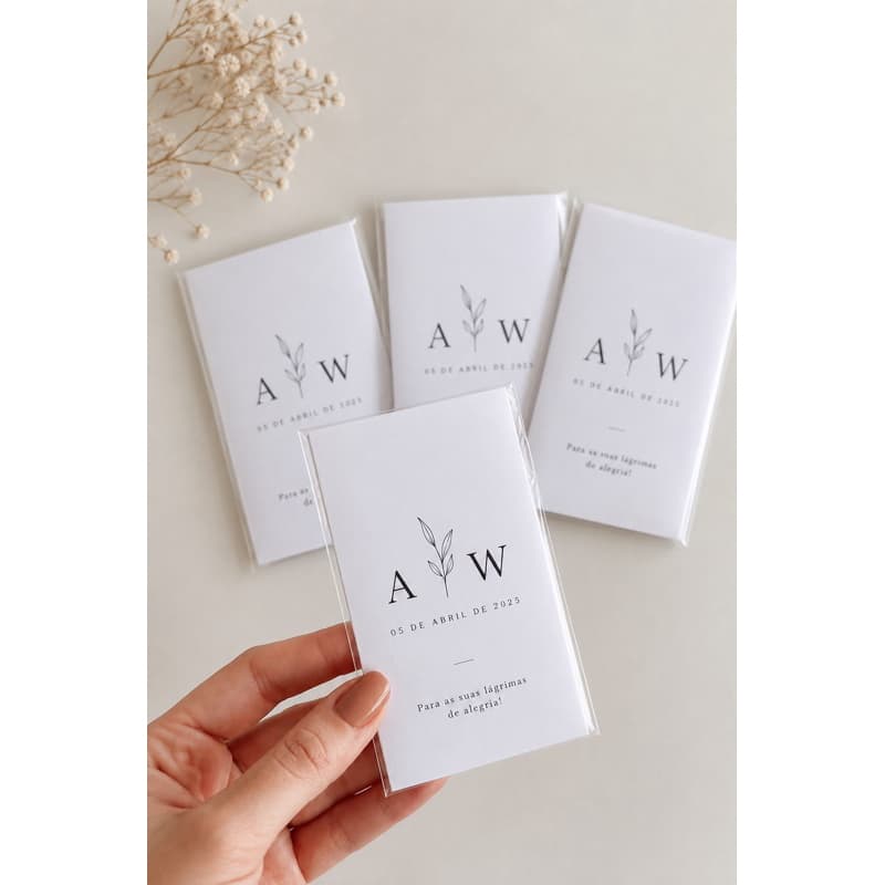 Lágrimas de Alegria Personalizadas Para Casamento