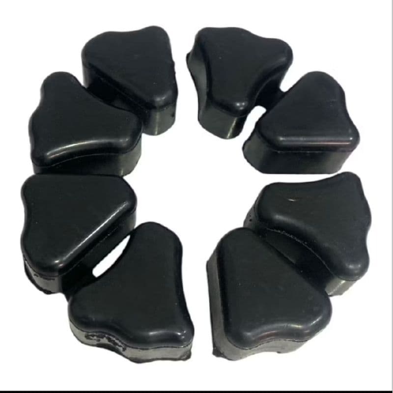 Kit 4 Buchas Coxim Coroa Roda Traseira Honda CG Titan Fan Start Cargo 150 / 160 – Alta Durabilidade