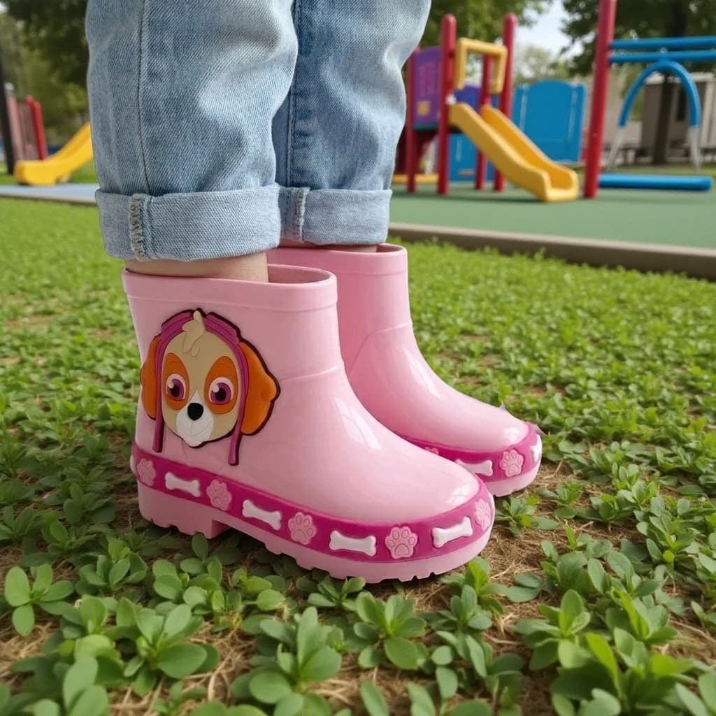 Galocha Infantil Cachorrinhos Divertidos Para Meninos e Meninas Leve Confortável Promoção