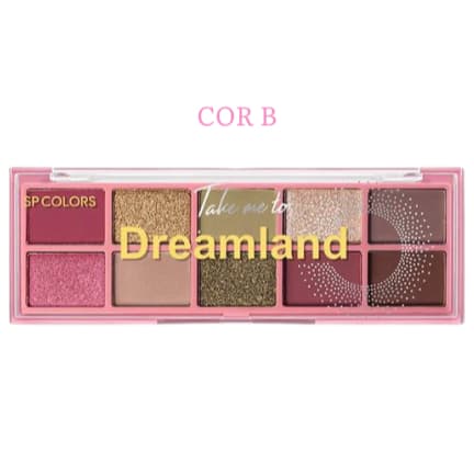 PALETA DE SOMBRAS 10 CORES TAKE ME TO DREAMLAND COR B SP COLORS - SP271-B