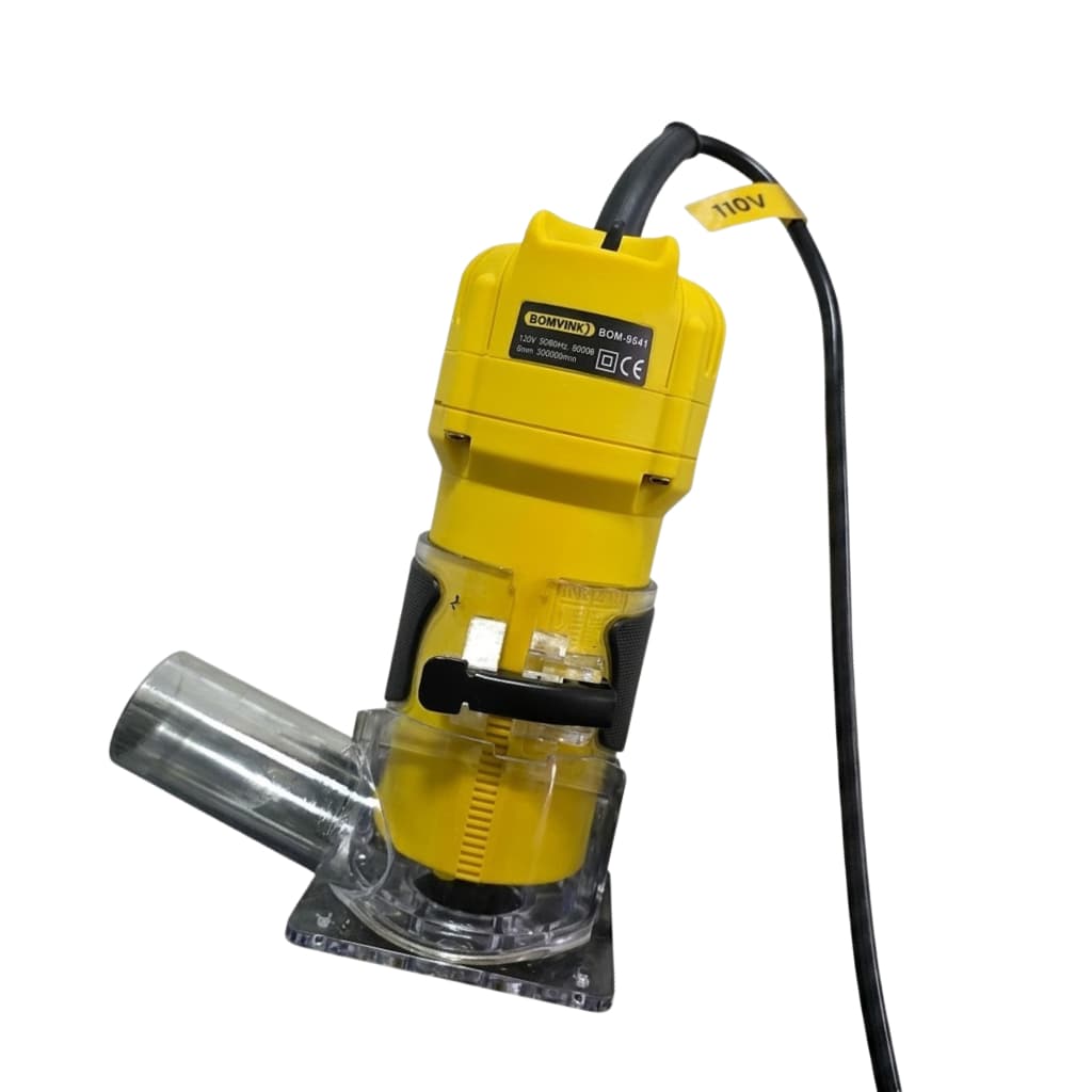 Tupia Manual Laminadora Madeira Bomvink 600W 110V Profissional Alta Rotação 30000rpm Pinça 6mm
