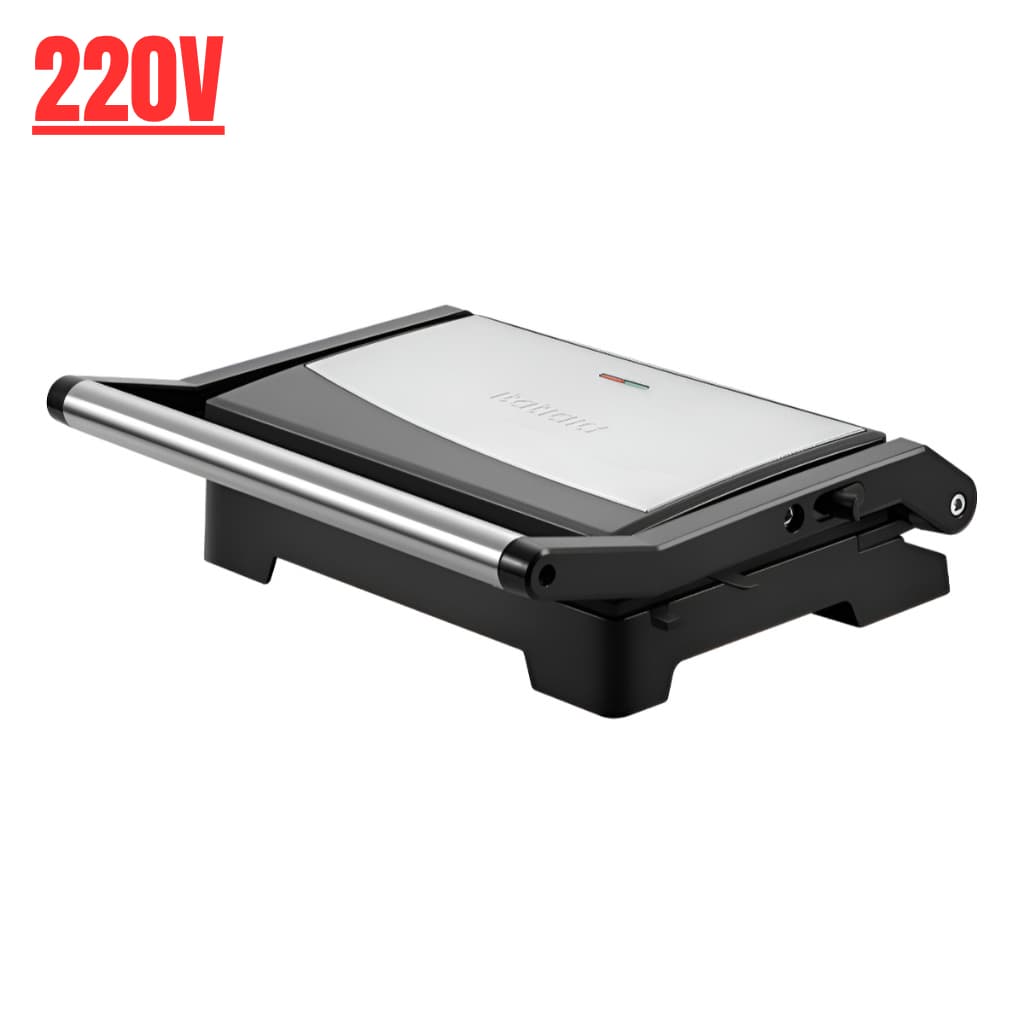Grill Itatiaia Essencial 1000W Inox 220V | Antiaderente, Compacto e Aquecimento Rápido