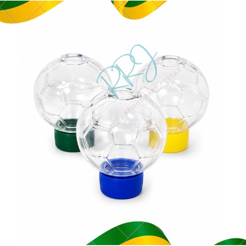 10 uni Tubete bola de futebol / baleiro bola 50 ml ideal para festas e lembrancinhas