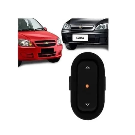Tecla Para Vidro Elétrico GM0101 Corsa, Celta e Astra Simples