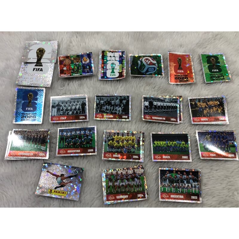 Figurinhas Douradas FWC Copa do Mundo