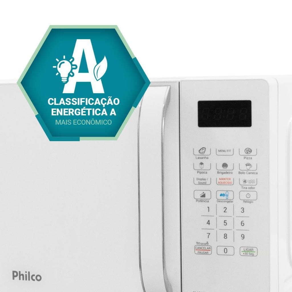 Micro-ondas Philco 20L PMO23B Limpa Fácil 1100W