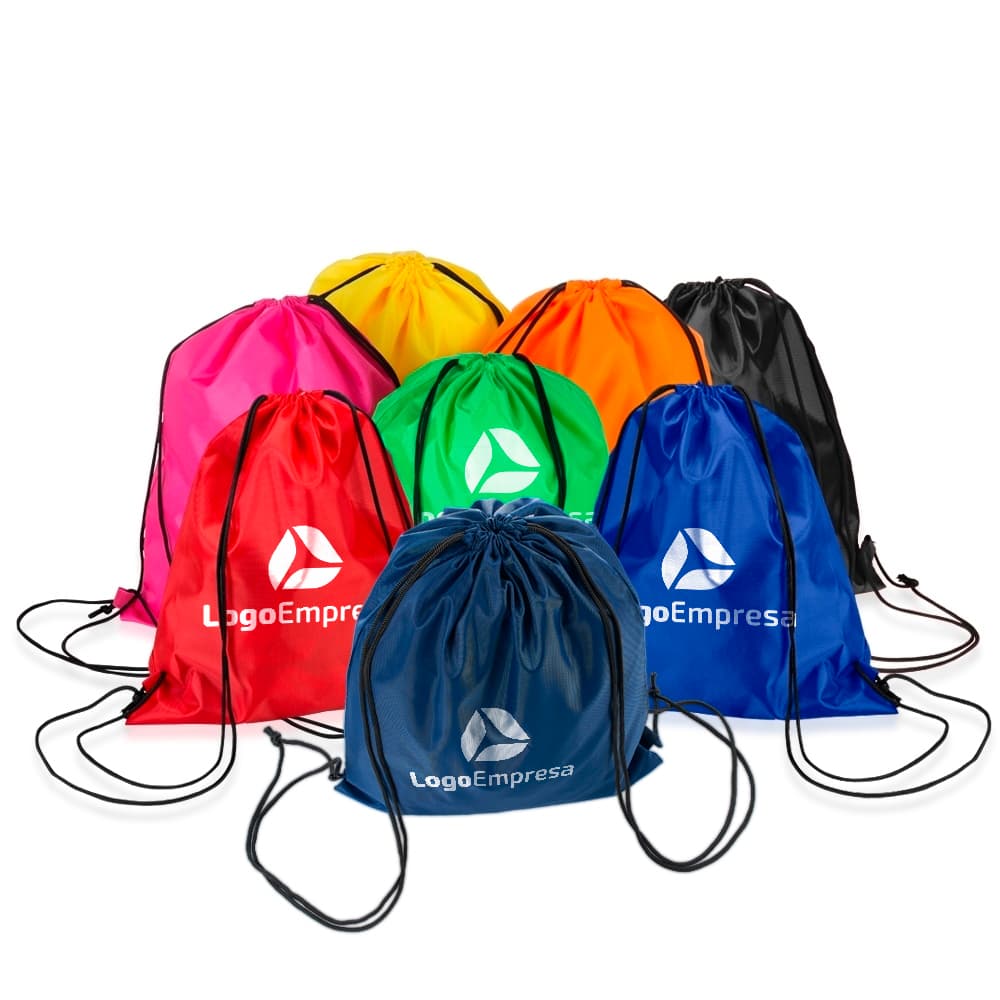 Kit 20 Mochilas Saco Fitness Esportiva Diversas Cores Personalizadas Sua Logo