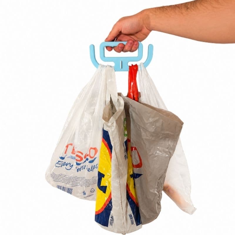 Suporte Ergonômico Para Sacolas de Compras Reforçado / Suporte Para Sacolas de Mercado Portátil e Resistente