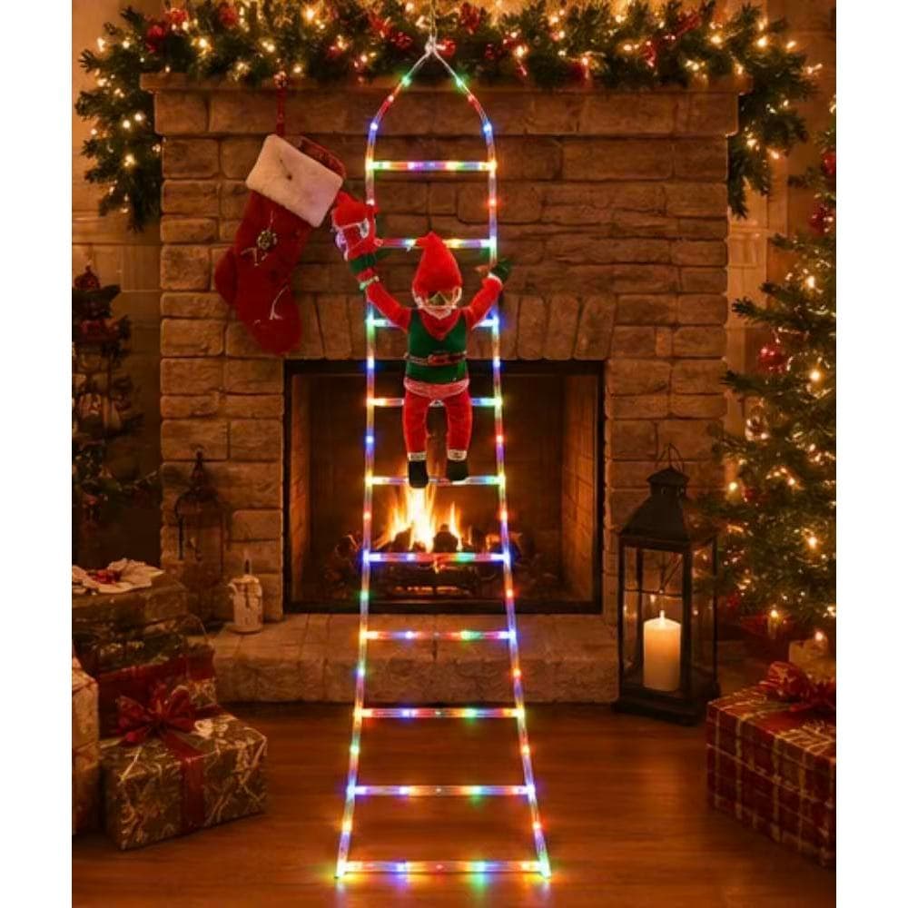Escada Decorativa de Natal 2 Metros (12 degraus)
