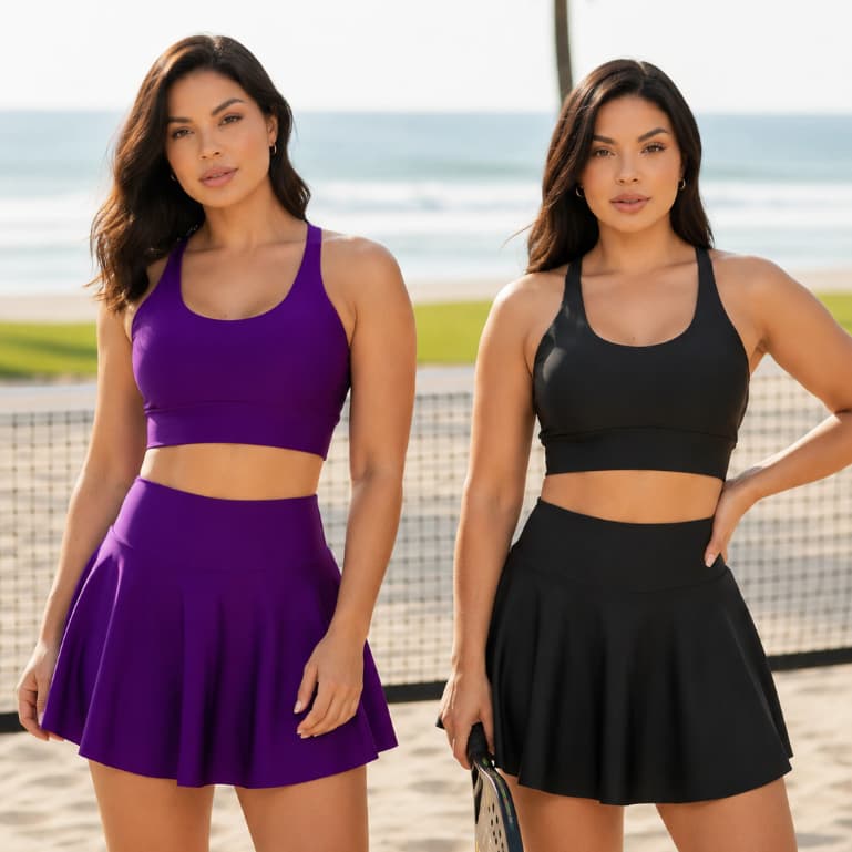 COMBO 2 CONJUNTOS SHORT SAIA E TOP