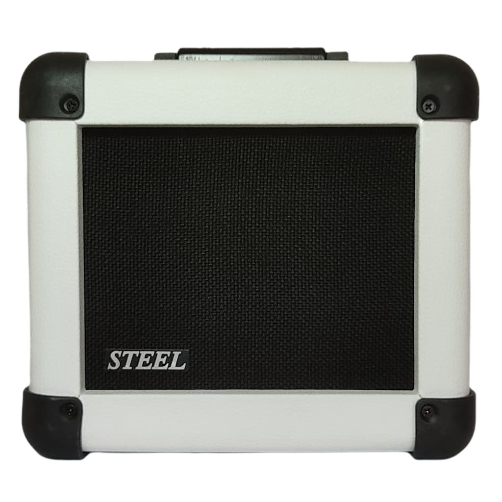 Cubo Amplificador Guitarra E-Sound Steel 20GT 15W Branco Bivolt Estudo