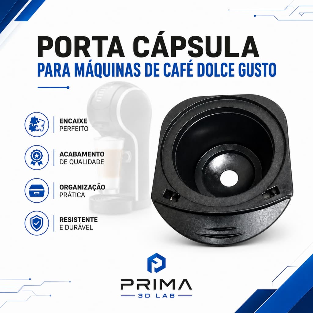 Porta Capsula Cafeteira Dolce Gusto Genio S DGS1