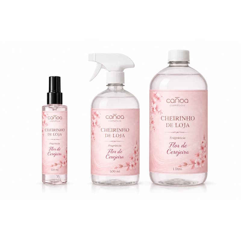 Perfume Spray para Embalagens, Caixas, Roupas e Ambientes - Cheirinho Aromatizador Exclusivo Essência Premium