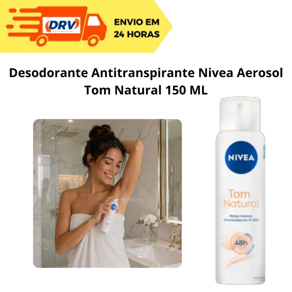 Nivea Desodorante Antitranspirante Aerosol Tom Natural  150ml