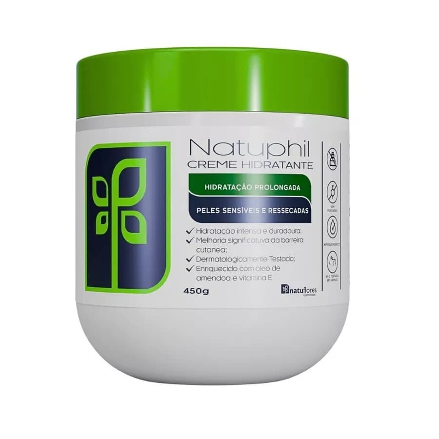 Creme Hidratante Para Corpo Natuphil 450g