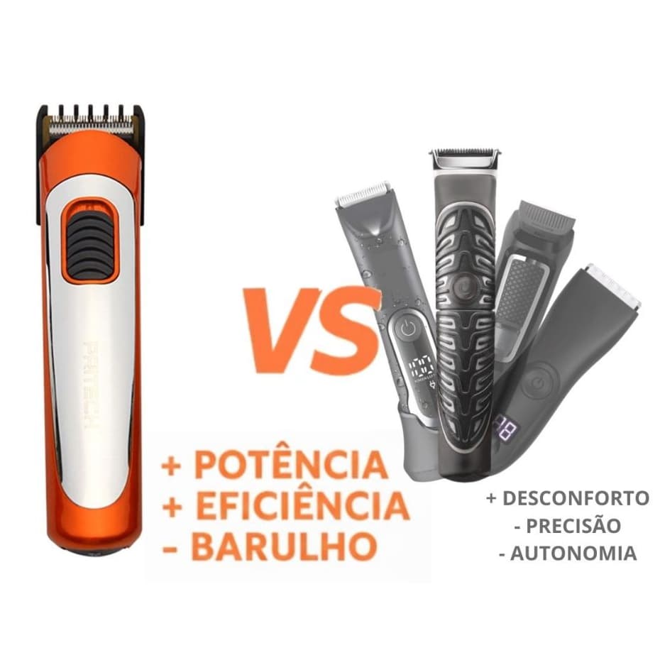 Aparador De Pelos Eletrico Finalizador Recarregável  220–240V (4.5V)