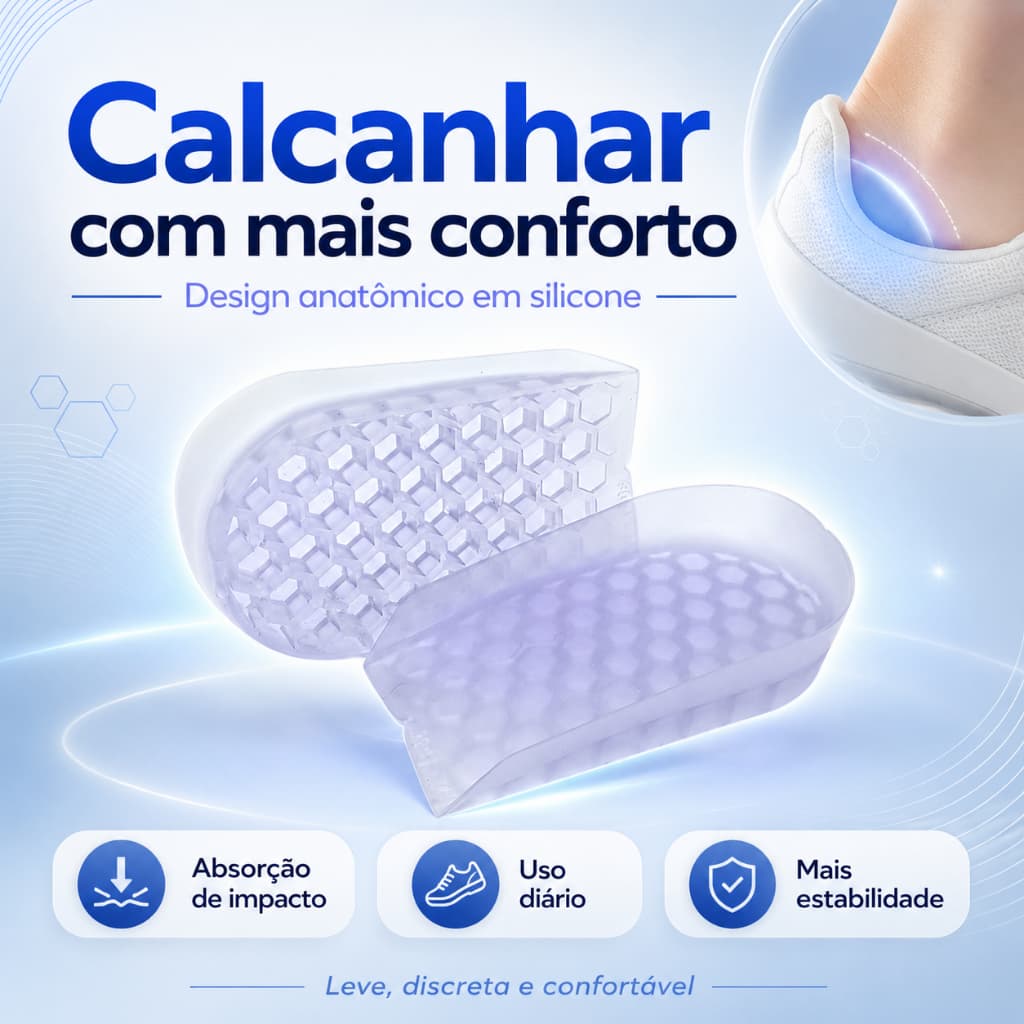 Calcanheira Vinil silicone Palmilha Esporão e Facite Original P00206