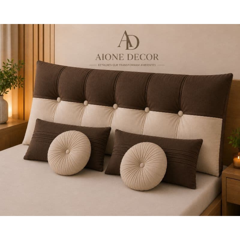 almofada cabiceira Luxo Imperial da Aione Decor