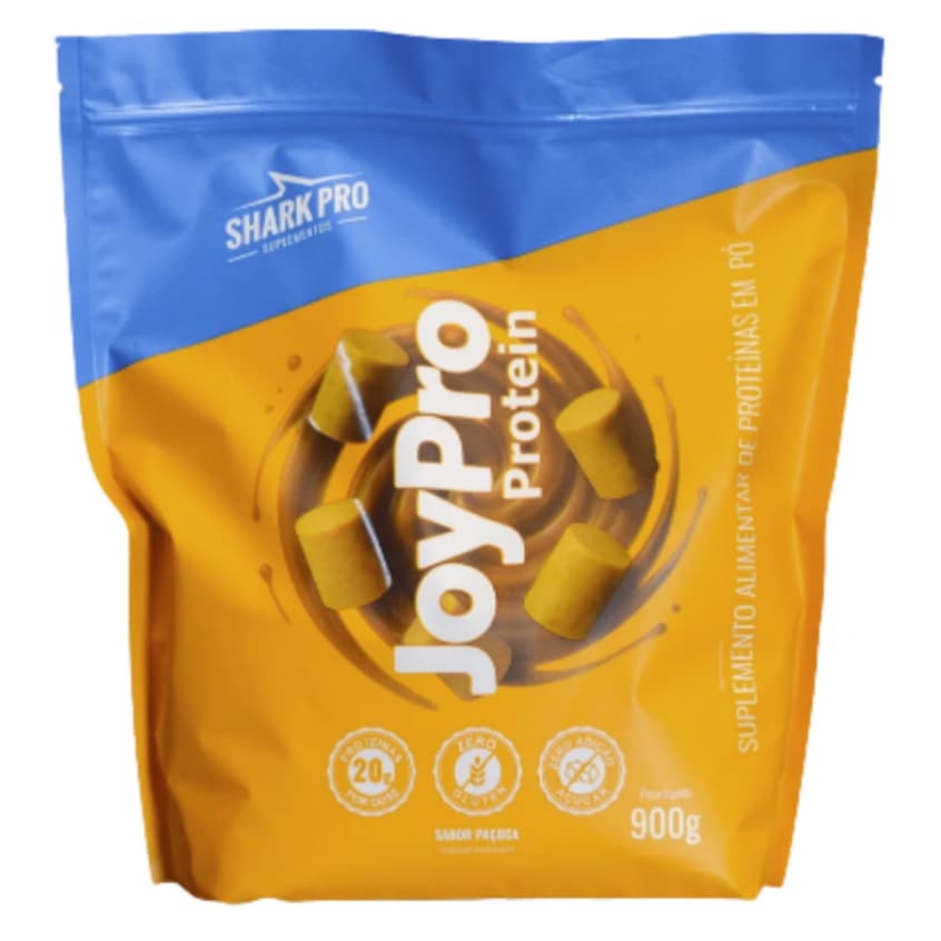 Whey Protein Joypro Refil 900g Paçoca - Shark Pro