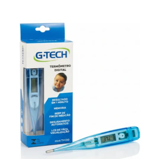 Termômetro Clínico Digital Azul G-tech - Azul