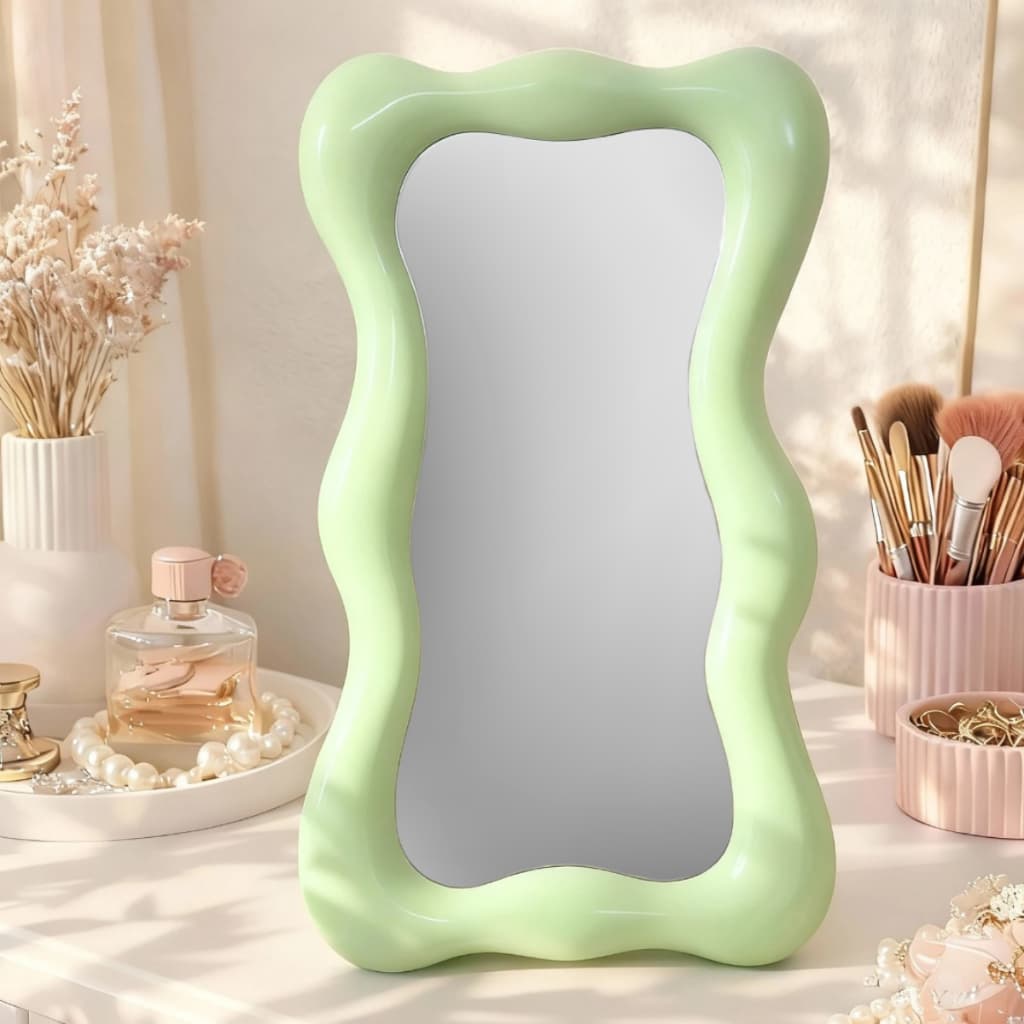 Espelho Decorativo Aesthetic para Maquiagem Skincare Penteadeira Quarto Home Office
