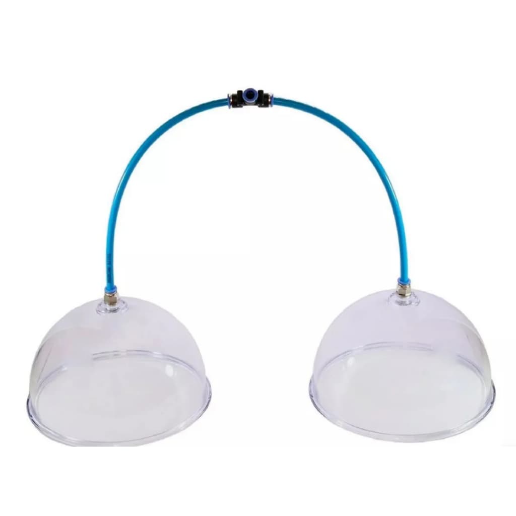Ventosa Pump Up Para Glúteos - 19 Cm Com Mangueiras E Conectores - Nova Ogp