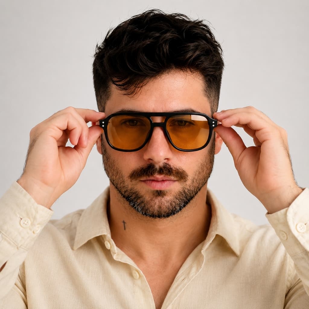 Óculos Lente Amarela Blueblockers  Anti Luz Azul Unissex Sol Computador Tela