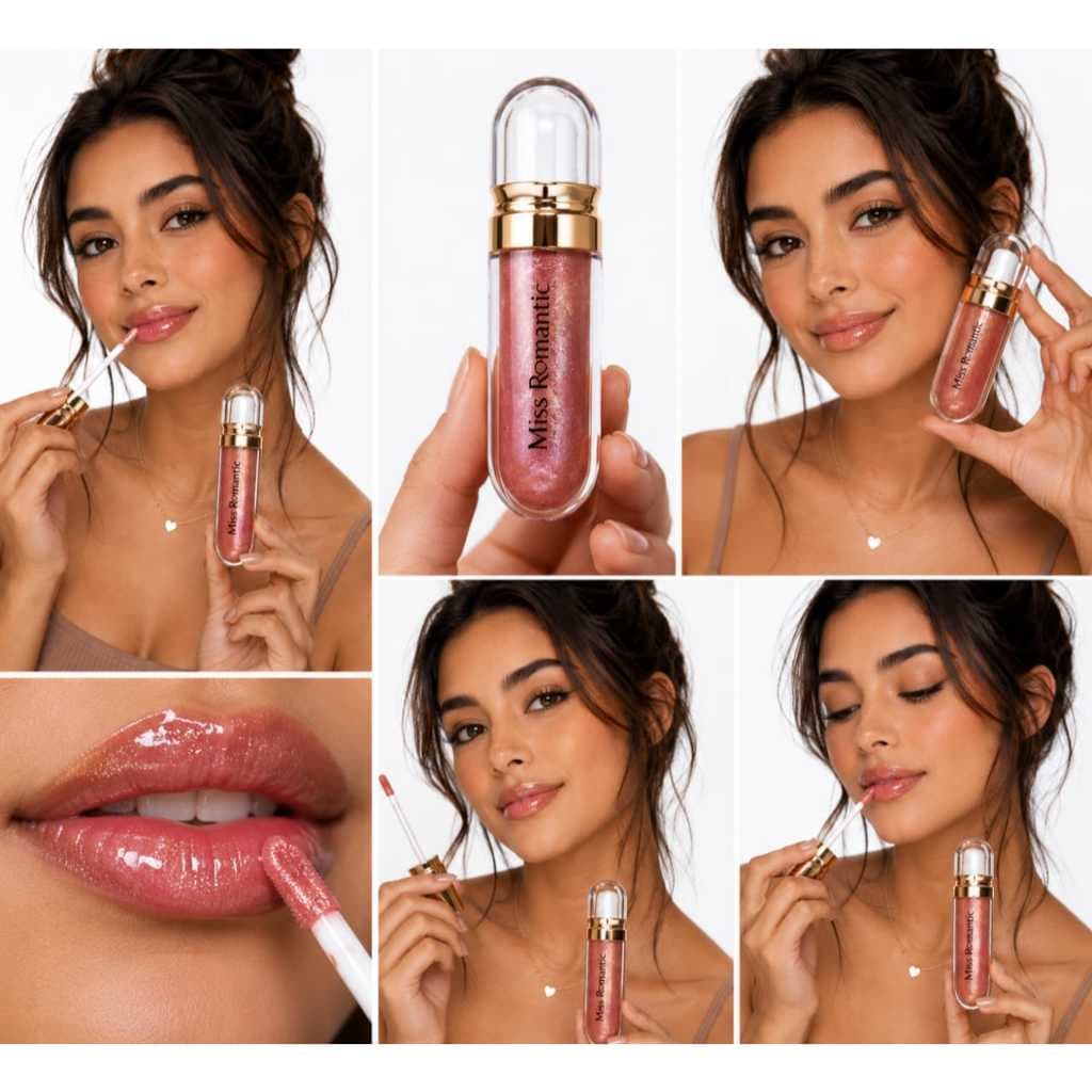 Lip Gloss Crystal Miss Romantic Brilho Labial Crystal
