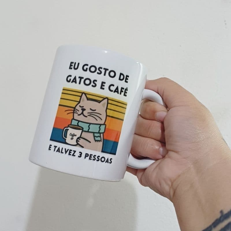 Caneca de Gatinho | Caneca Personalizada | Caneca | Café | Chá