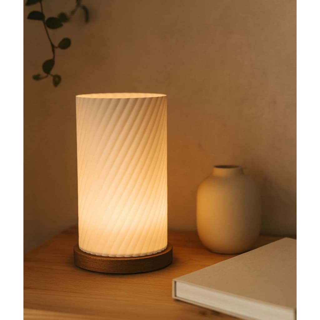 LUMINÁRIA SOLLENE  Abajur de Mesa Cabeceira Singular Design Orgânico  Moderno 110V/220V E27 quarto sala escritório