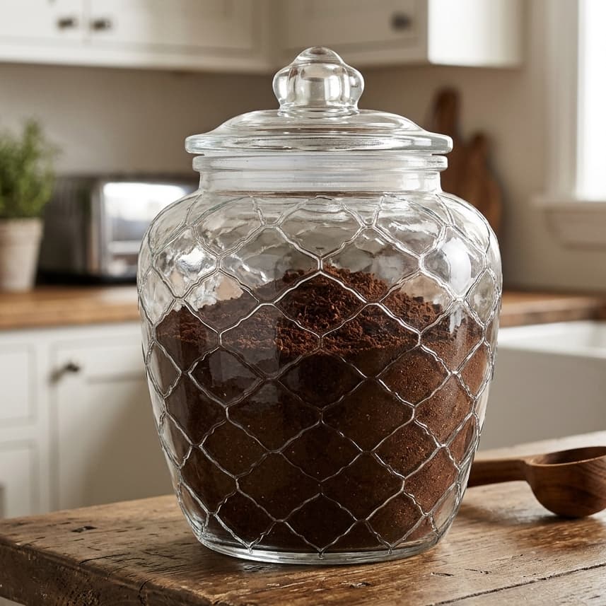 Pote Hermetíco Para Guardar Alimentos Bojudo 1.3 Litros Hauskraft