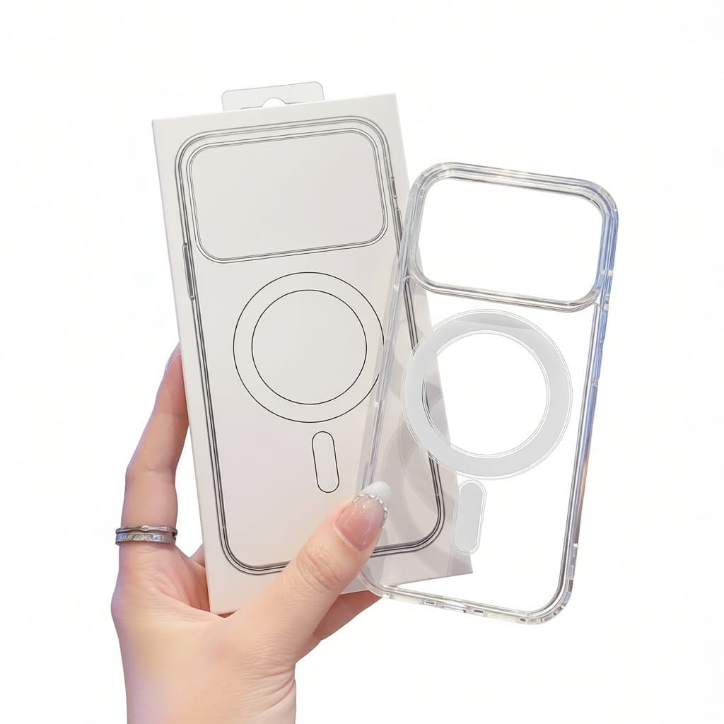 Capinha Capa Para IPhone 17 17 Air 17 Pro 17 Pro Max Magsafe Transparente Case Protetora Peli Camer