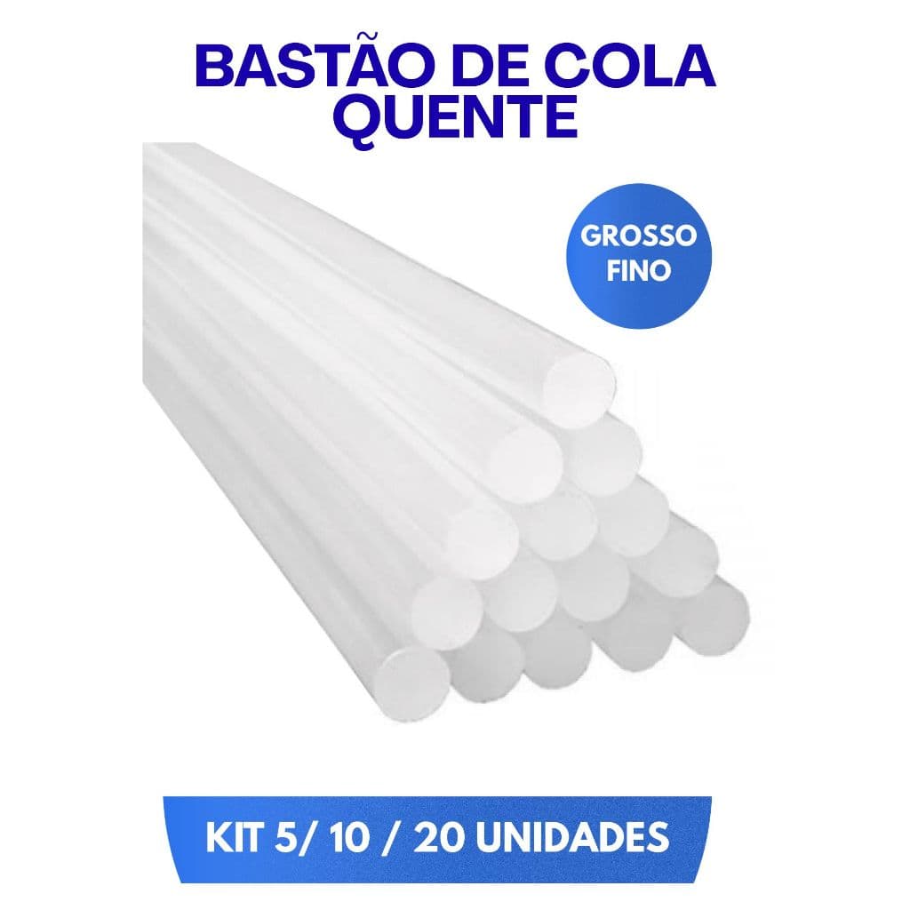 Cola quente bastão refil grosso e fino