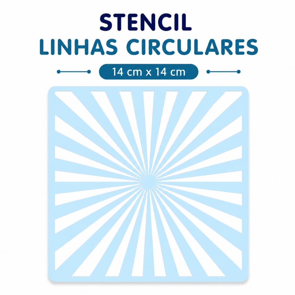 STENCIL LINHAS CIRCULARES