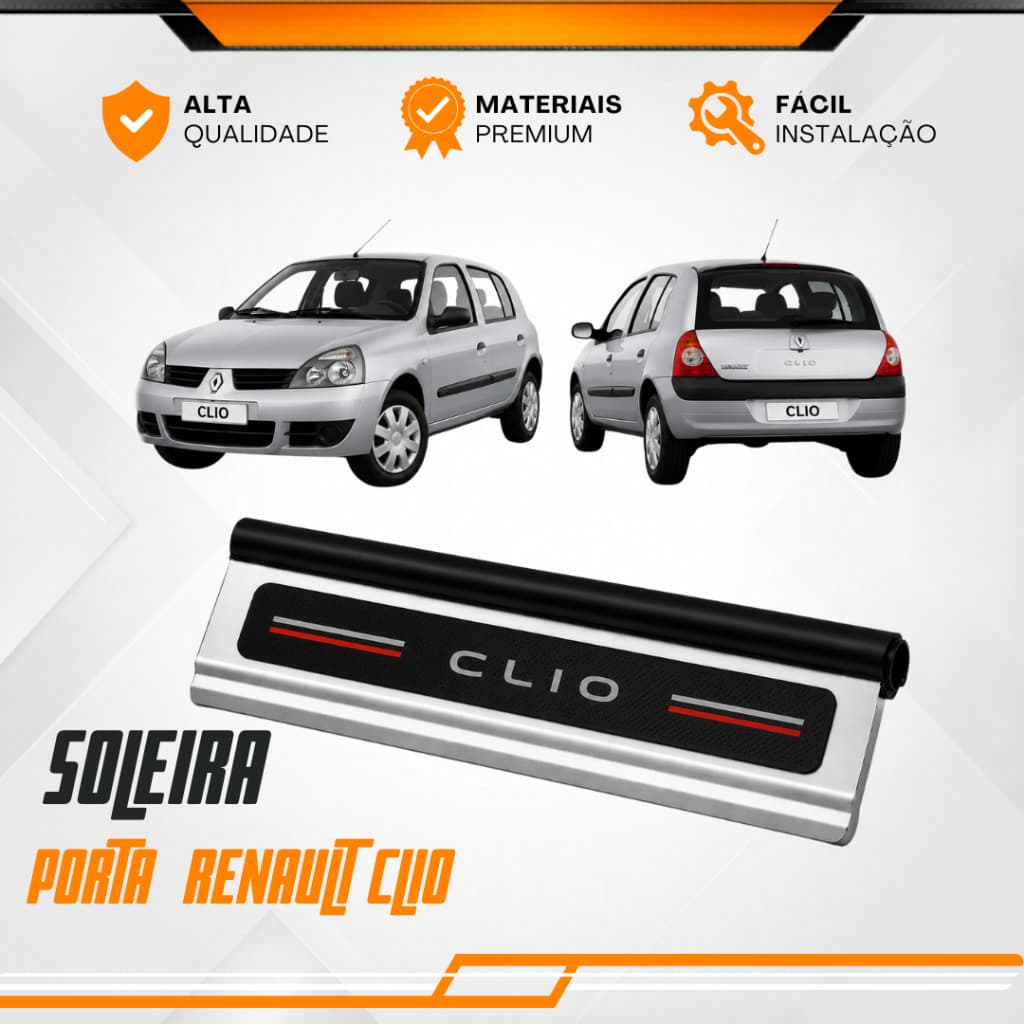 Soleira De Porta Renault Clio Modelo Universal Carro personalizado