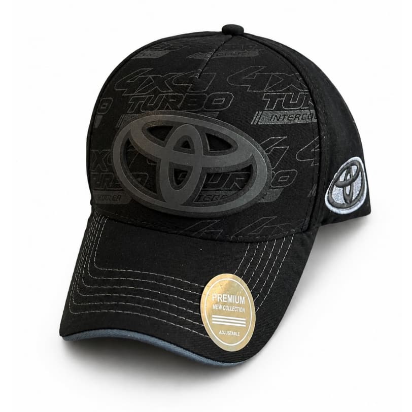 Boné Toyota Trucker Preto Snapback Premium Ajustável