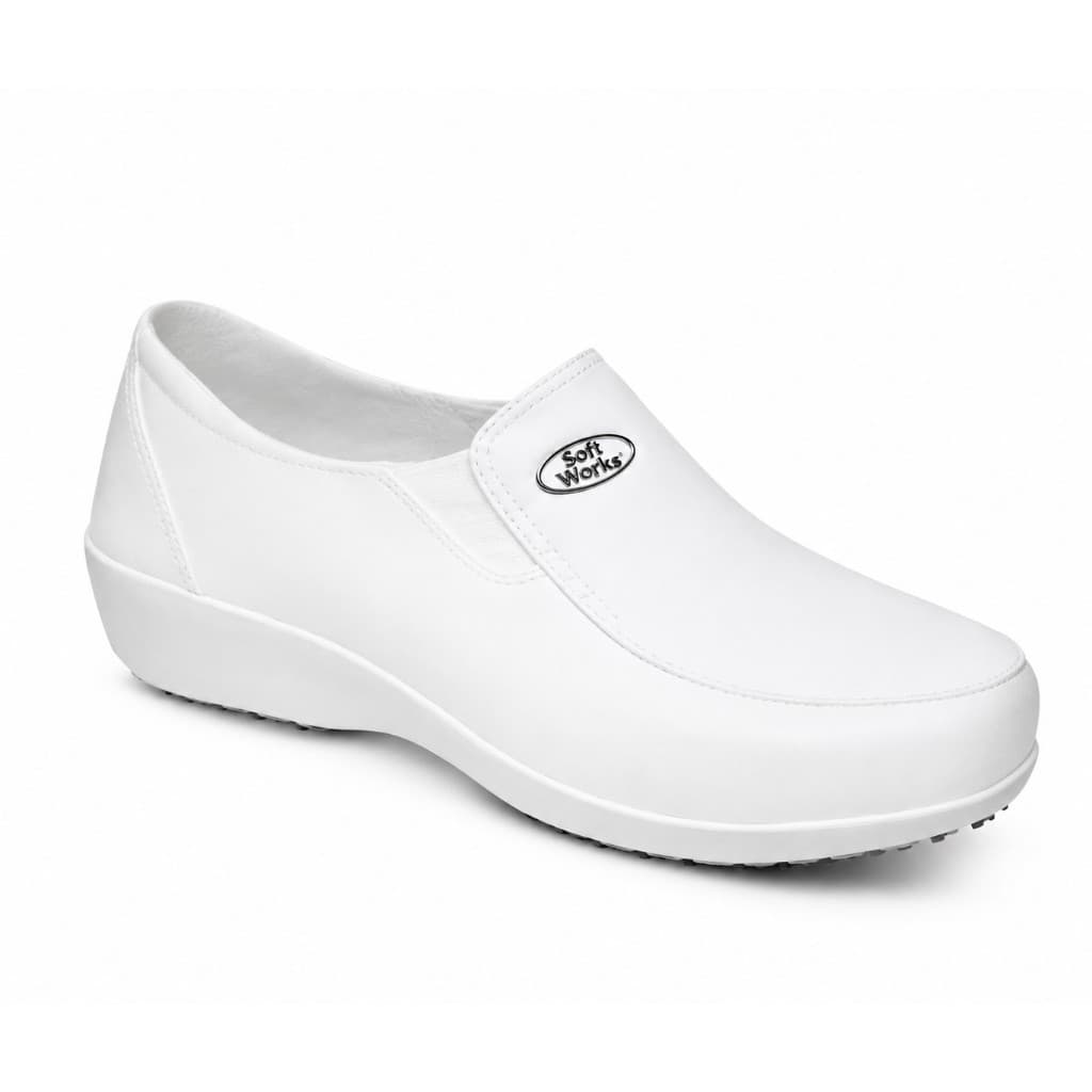 SAPATO FEMININO HOSPITAL ENFERMAGEM BB95 BRANCO SOFT WORKS
