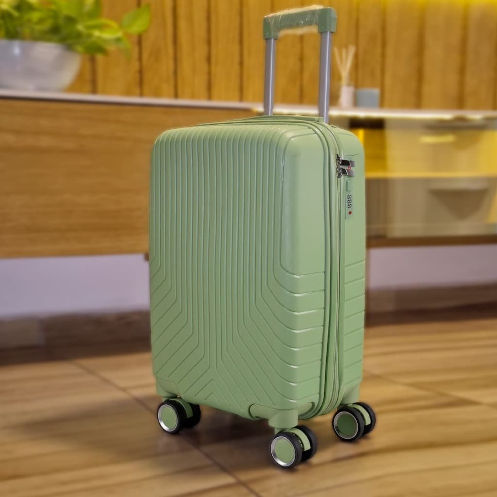 Mala Viagem de Bordo P 8KG-10KG Viena Polipropileno INQUEBRAVEL Expansível Roda 360° Cadeado TSA