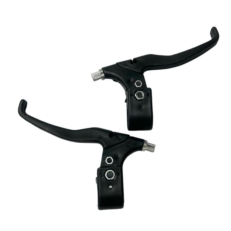 Par Manetes Bike NIPARTE De Freio Tipo V-Brake de Nylon Preto Com Regulagem Para Bicicleta